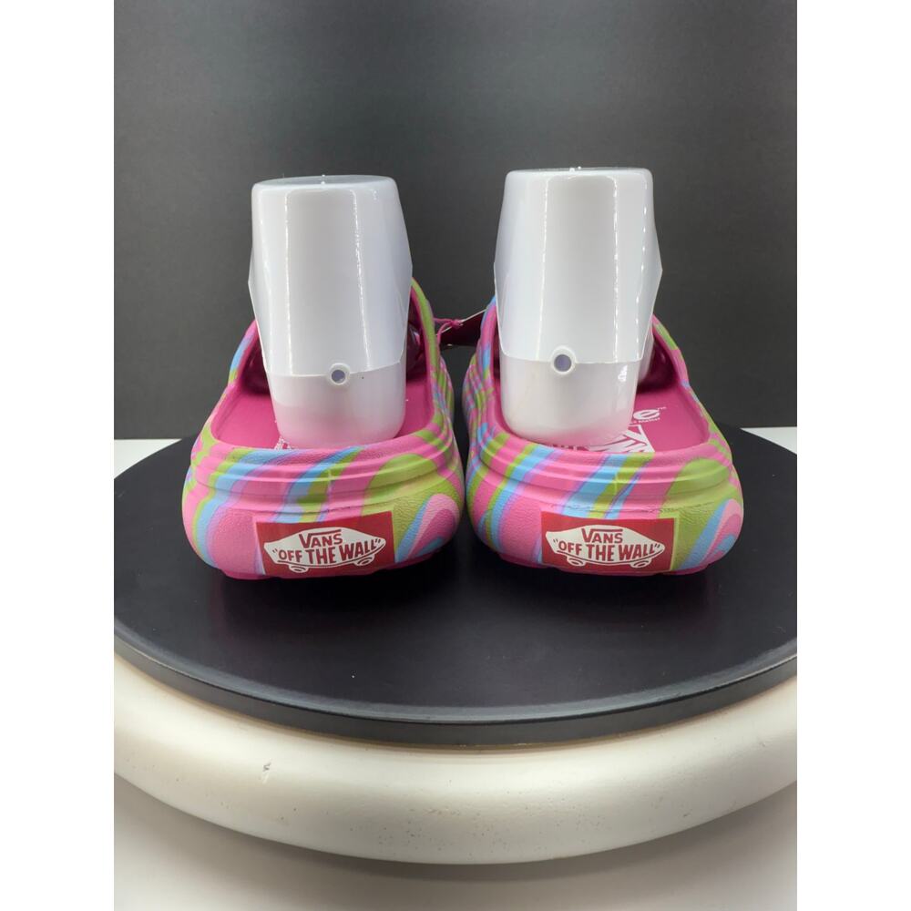 Vans x Barbie Slide On Vr3cush Womens Size 6 Trippy Pink Swirl Slip On Sandals - Picture 6 of 11